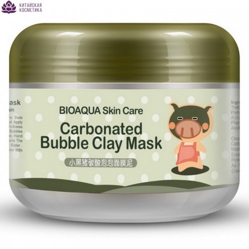 Маска пузырьковая Carbonated Clay Mask Bioaqua